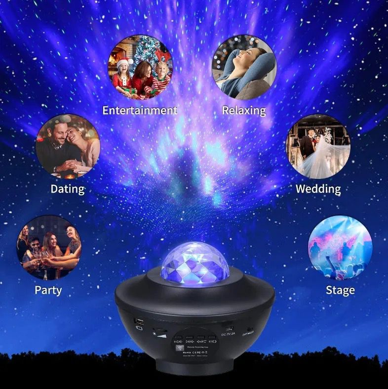 🌌✨PROYECTOR + PARLANTE GALACTIGLOW🌌✨