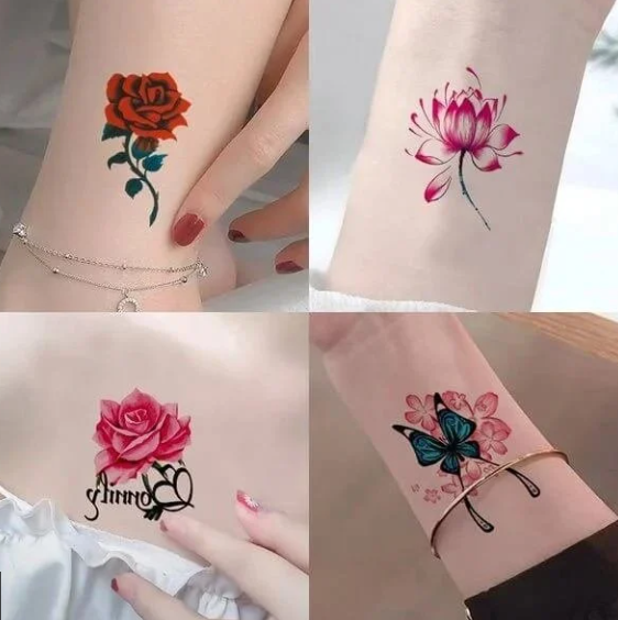 ❤️ Pegatinas de tatuaje 3D de moda 50 piezas